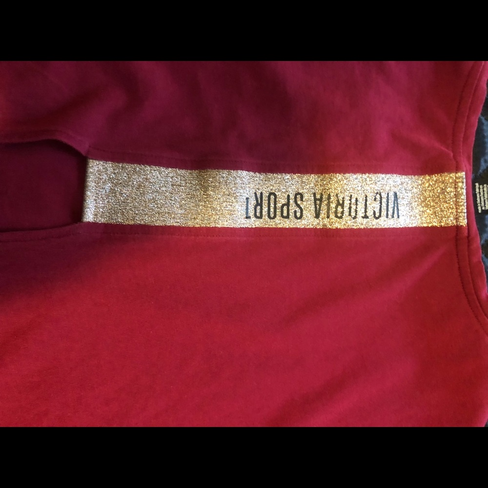 Burgundy Victoria Secret Sport shirt